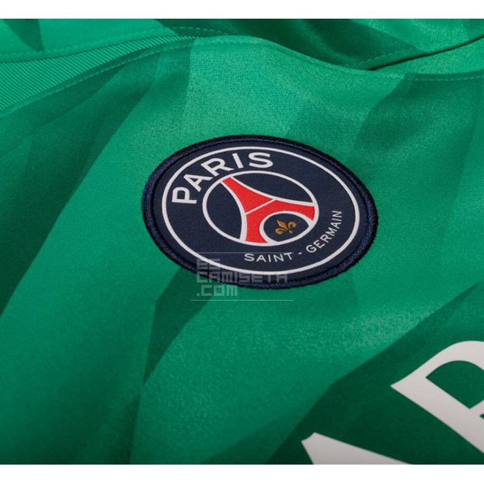 Manga Larga Camiseta Paris Saint-Germain Portero 23-24 Verde - Haga un click en la imagen para cerrar